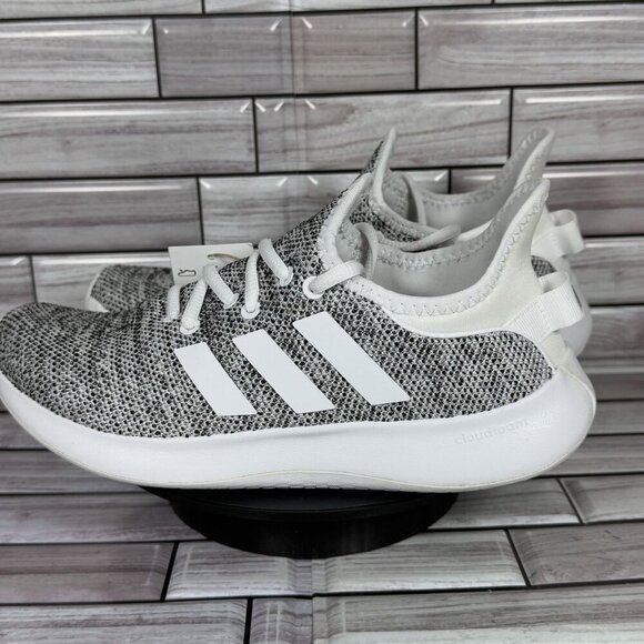 Adidas Women's Grey Cloudfoam Pure SPW Running Sneakers Shoe Size 6.5-NEW - Picture 4 of 8